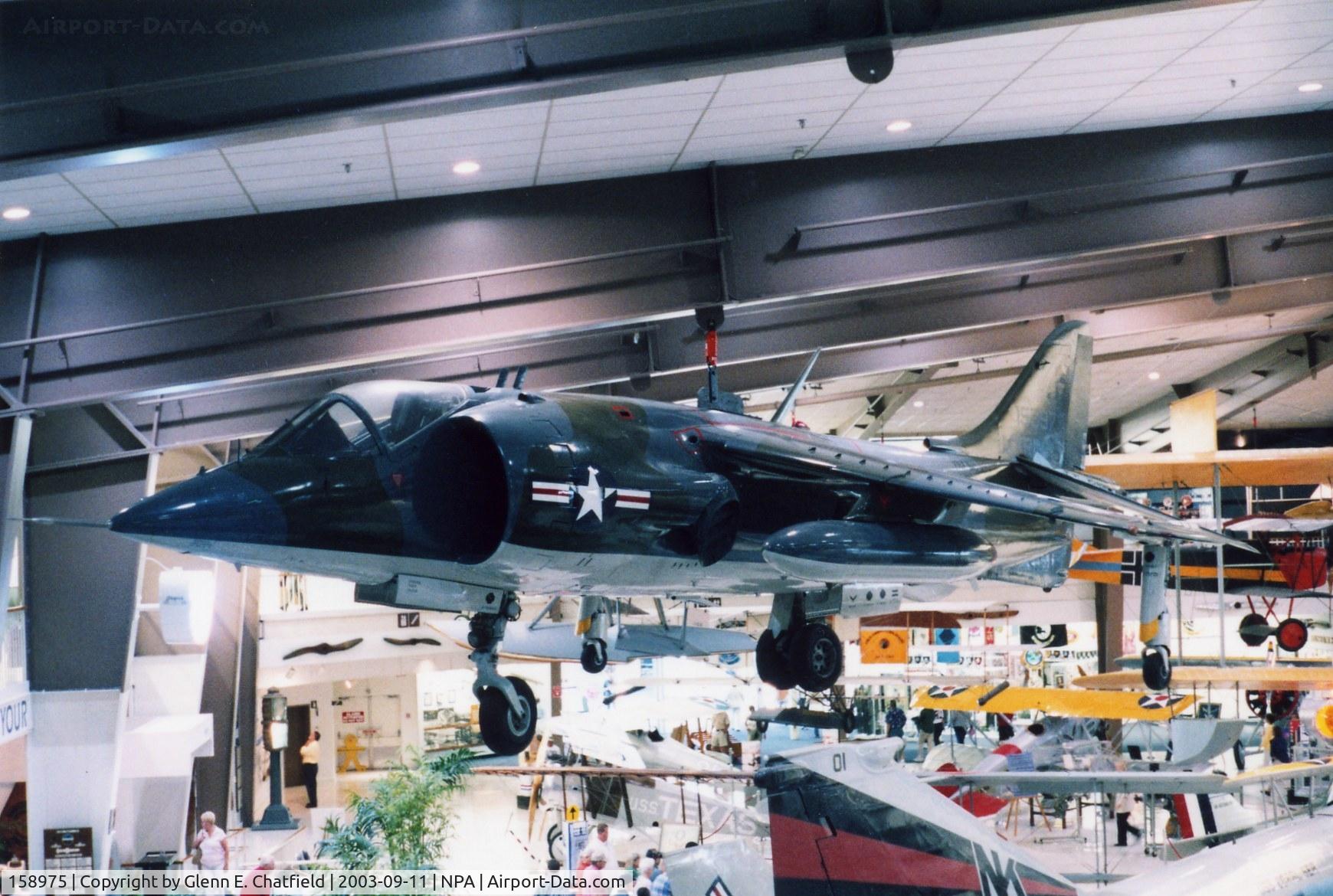 158975, Hawker Siddeley AV-8A Harrier C/N 712136, AV-8A at the National Museum of Naval Aviation