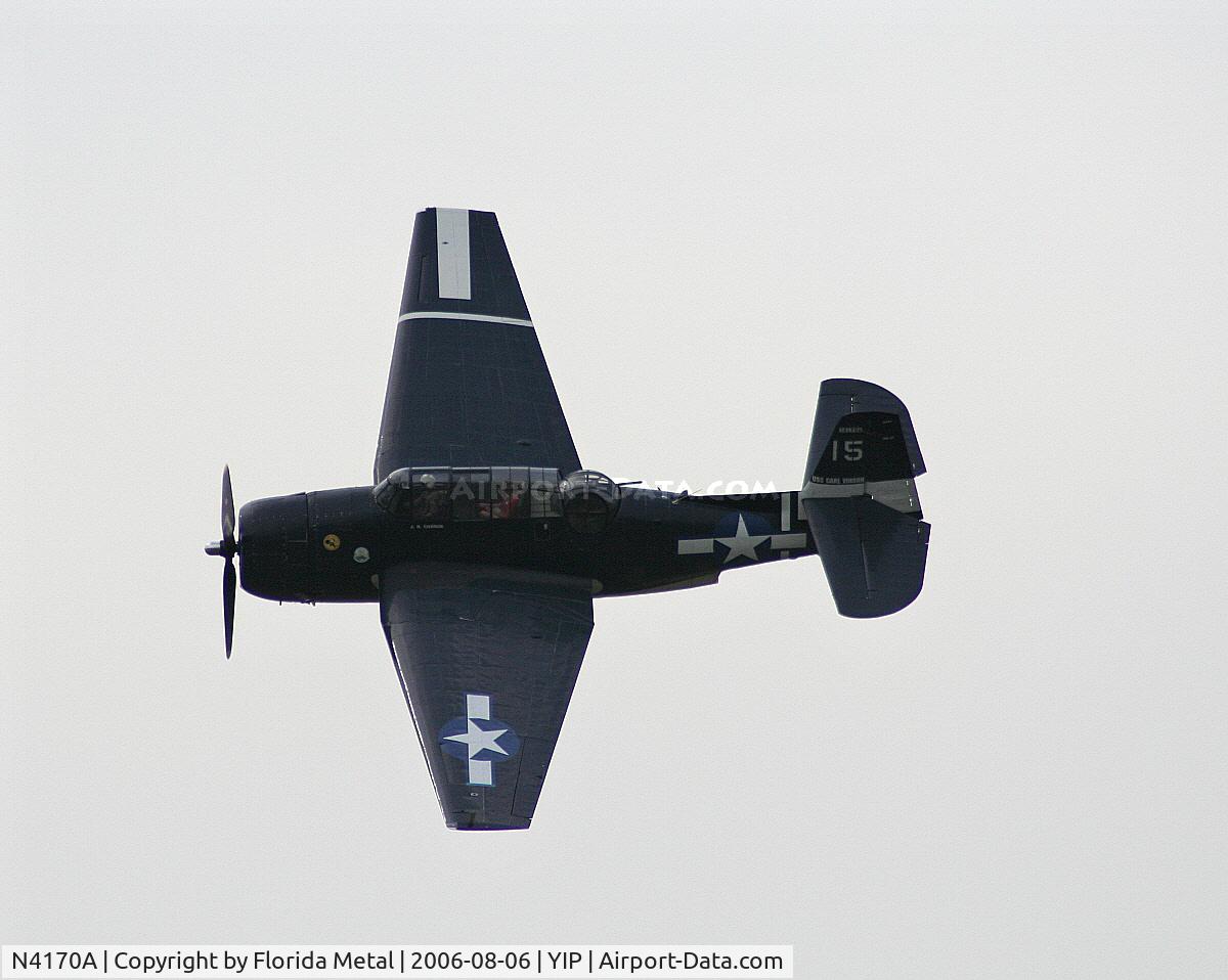 N4170A, Grumman TBM-3E Avenger C/N 4358 (Bu91453), TBM-3