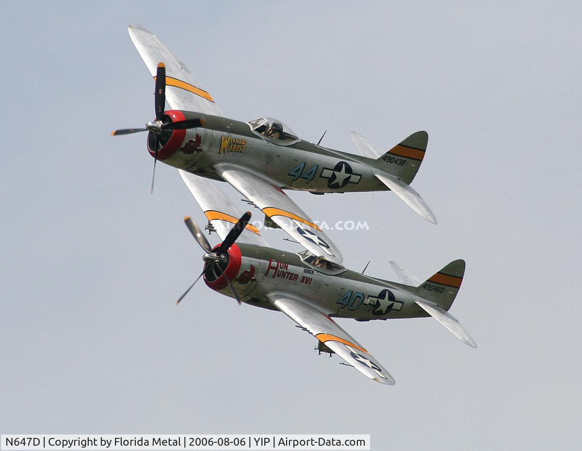 N647D, 1944 Republic P-47D Thunderbolt C/N 8955583, P-47D