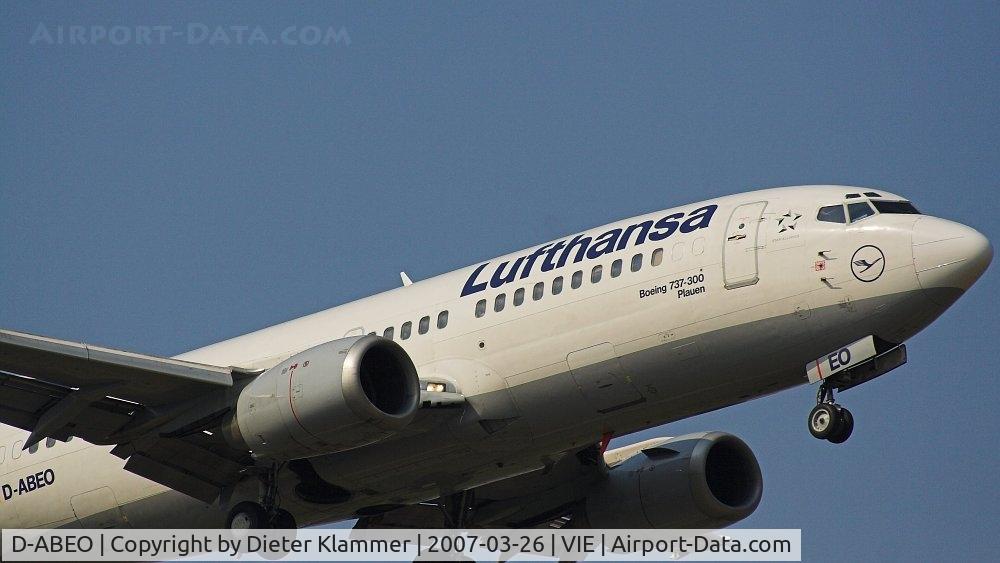 D-ABEO, 1991 Boeing 737-330 C/N 26429, Lufthansa  B737-330