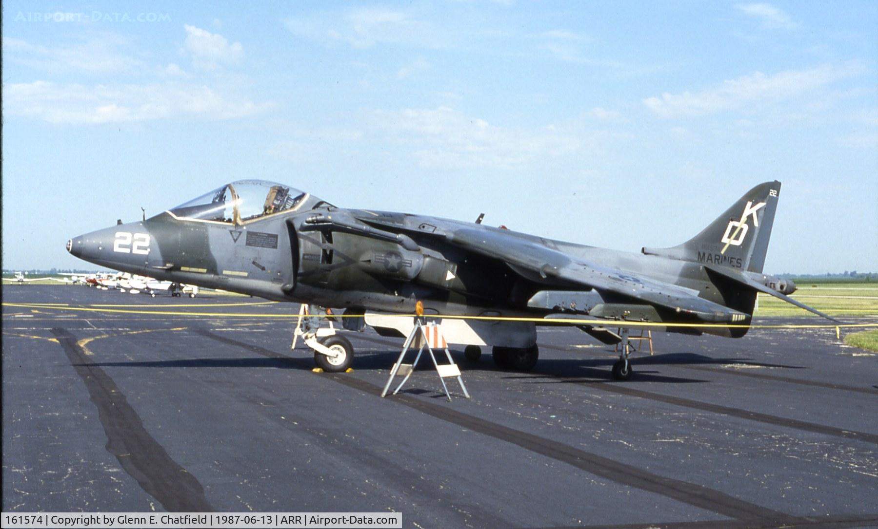 161574, McDonnell Douglas AV-8B Harrier II C/N 512006/6, AV-8B Harrier for the open house event