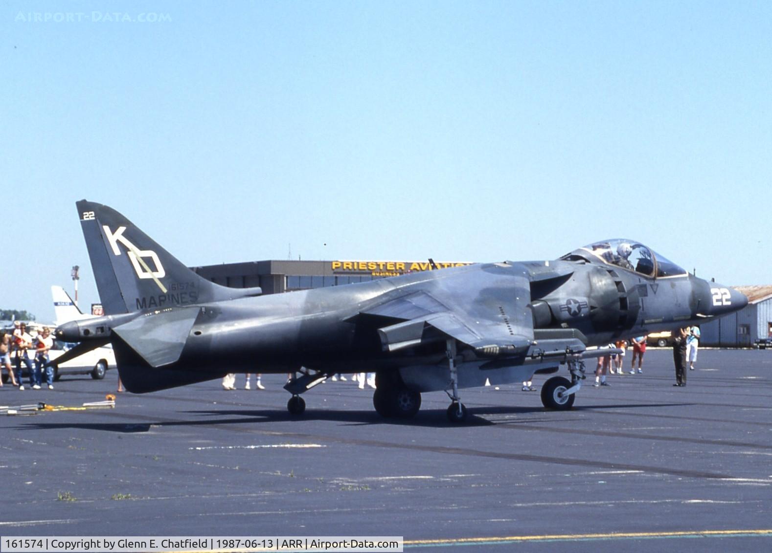 161574, McDonnell Douglas AV-8B Harrier II C/N 512006/6, AV-8B Harrier for the open house event