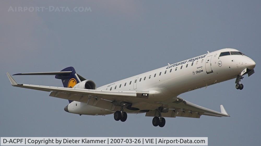 D-ACPF, 2001 Canadair CRJ-701ER (CL-600-2C10) Regional Jet C/N 10030, Lufthansa Regional  CRJ-700