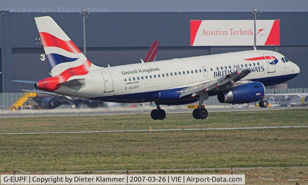 G-EUPF, 2000 Airbus A319-131 C/N 1197, British Airways A319-131
