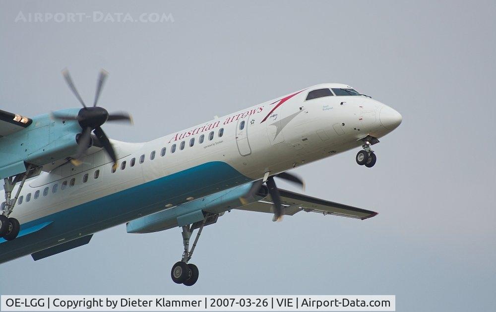 OE-LGG, 2002 De Havilland Canada DHC-8-402Q Dash 8 C/N 4074, Austrian  Dash 8  402
