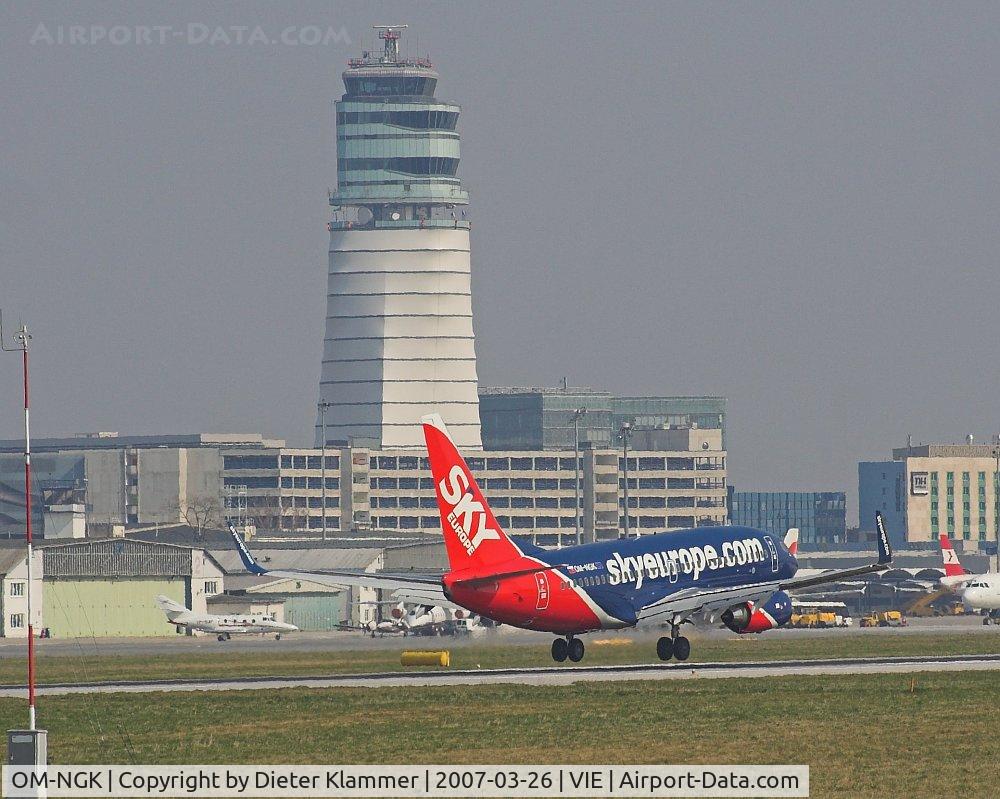 OM-NGK, 2007 Boeing 737-76N C/N 34756/2208, SkyEurope  B737-76N new player in vienna