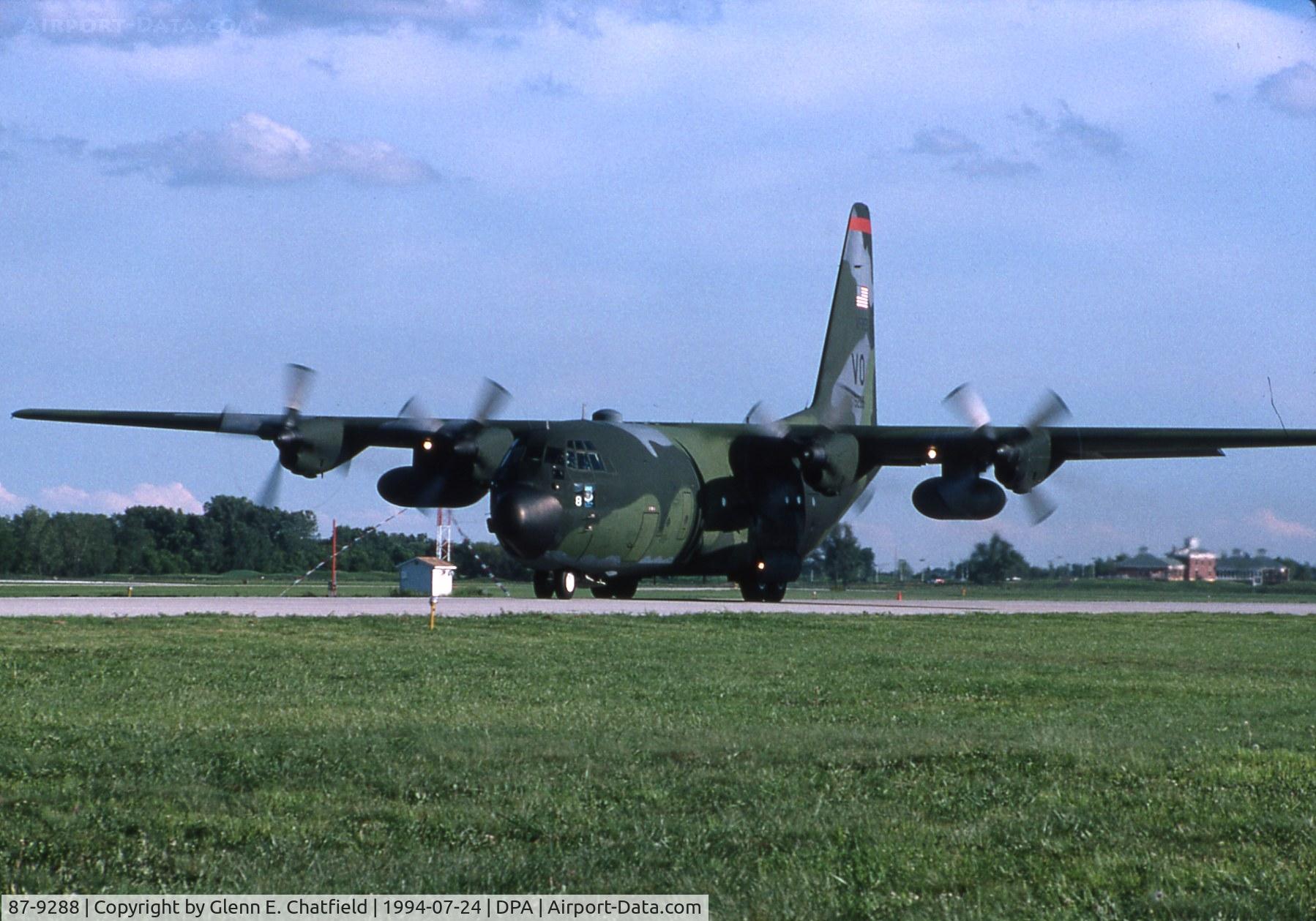 87-9288, 1987 Lockheed C-130H Hercules C/N 382-5129, C-130 at the airshow.