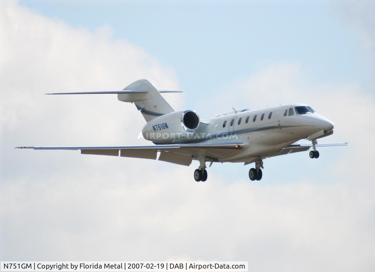 N751GM, 2003 Cessna 750 Citation X C/N 750-0207, C-750