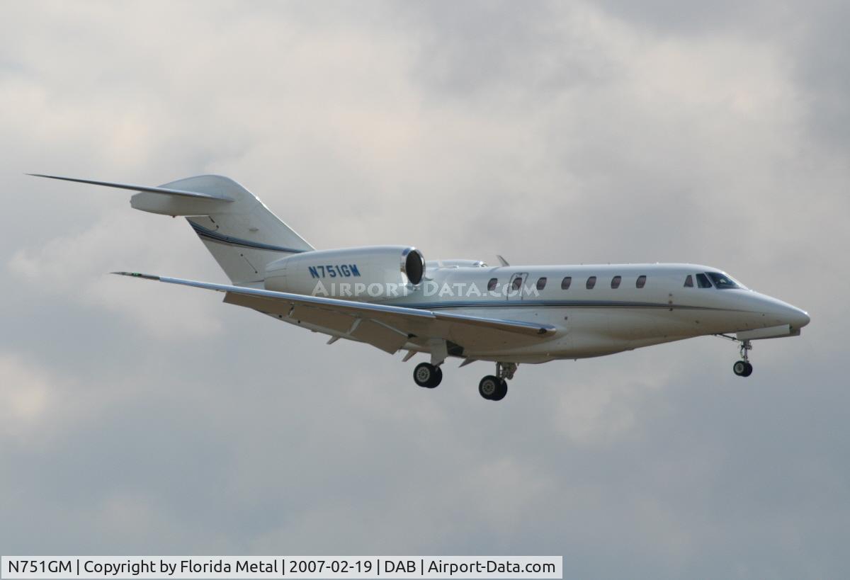 N751GM, 2003 Cessna 750 Citation X C/N 750-0207, General Mills C-750