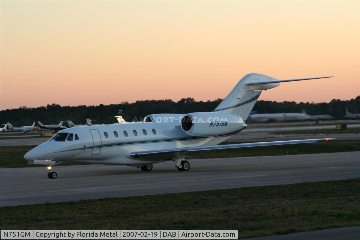 N751GM, 2003 Cessna 750 Citation X C/N 750-0207, C-750