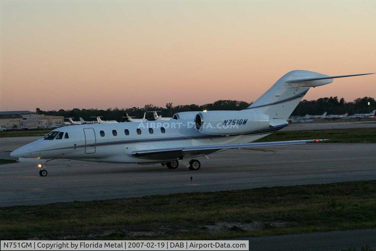 N751GM, 2003 Cessna 750 Citation X C/N 750-0207, C-750