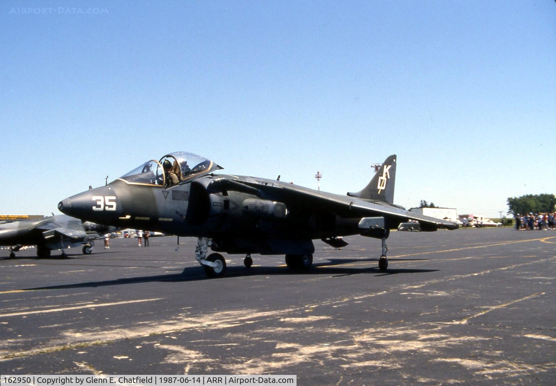 162950, McDonnell Douglas AV-8B Harrier II C/N 512078/72, AV-8B taxiing for departure