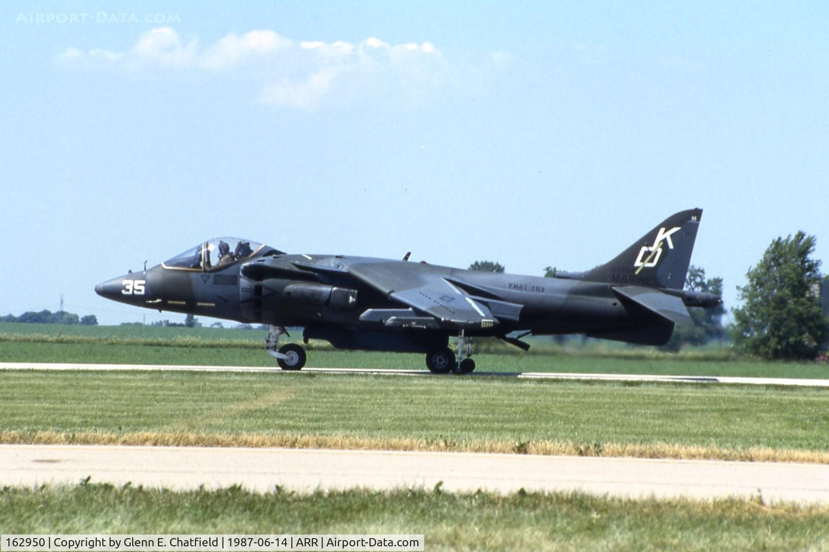 162950, McDonnell Douglas AV-8B Harrier II C/N 512078/72, AV-8B takeoff roll