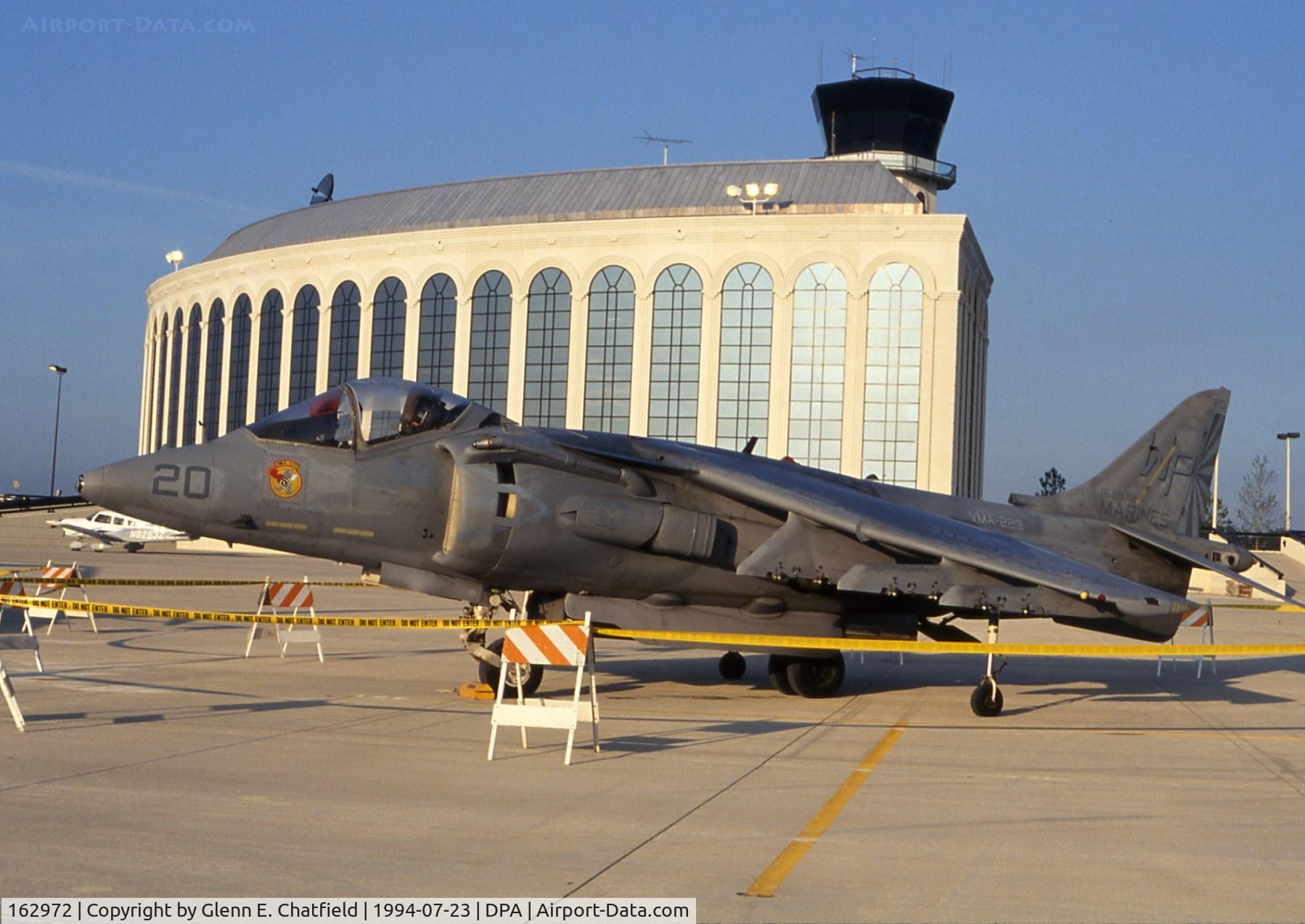 162972, McDonnell Douglas AV-8B Harrier II C/N 512098/92, Early morning waiting for the show