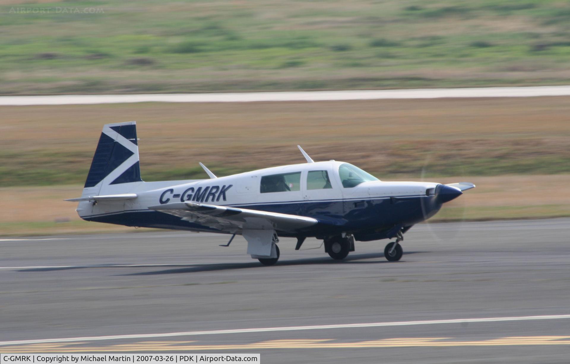 C-GMRK, 1980 Mooney M20K C/N 25-0346, Departing PDK enroute to HTS