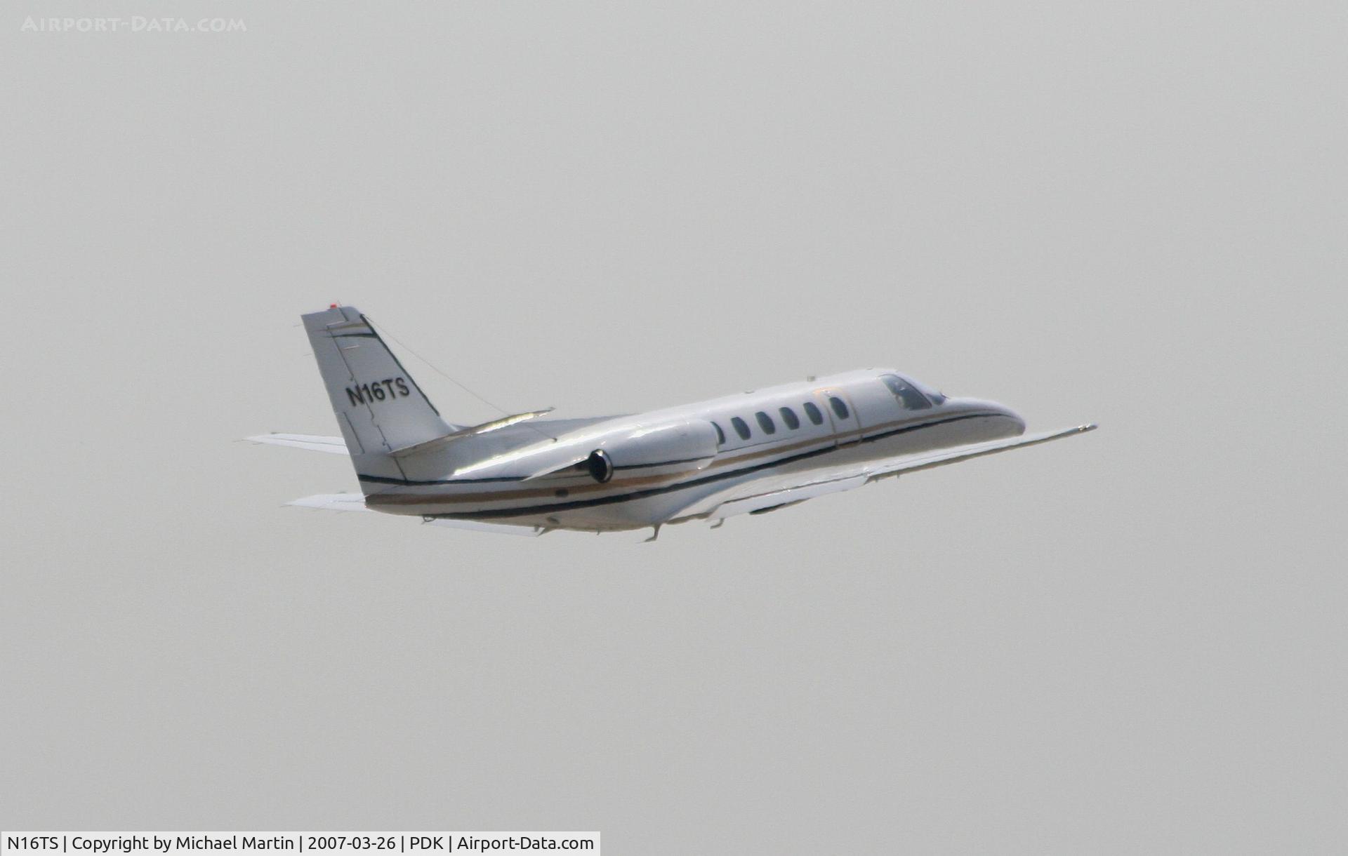 N16TS, 1978 Cessna 551 Citation II C/N 550-0030, Departing PDK enroute to CRG