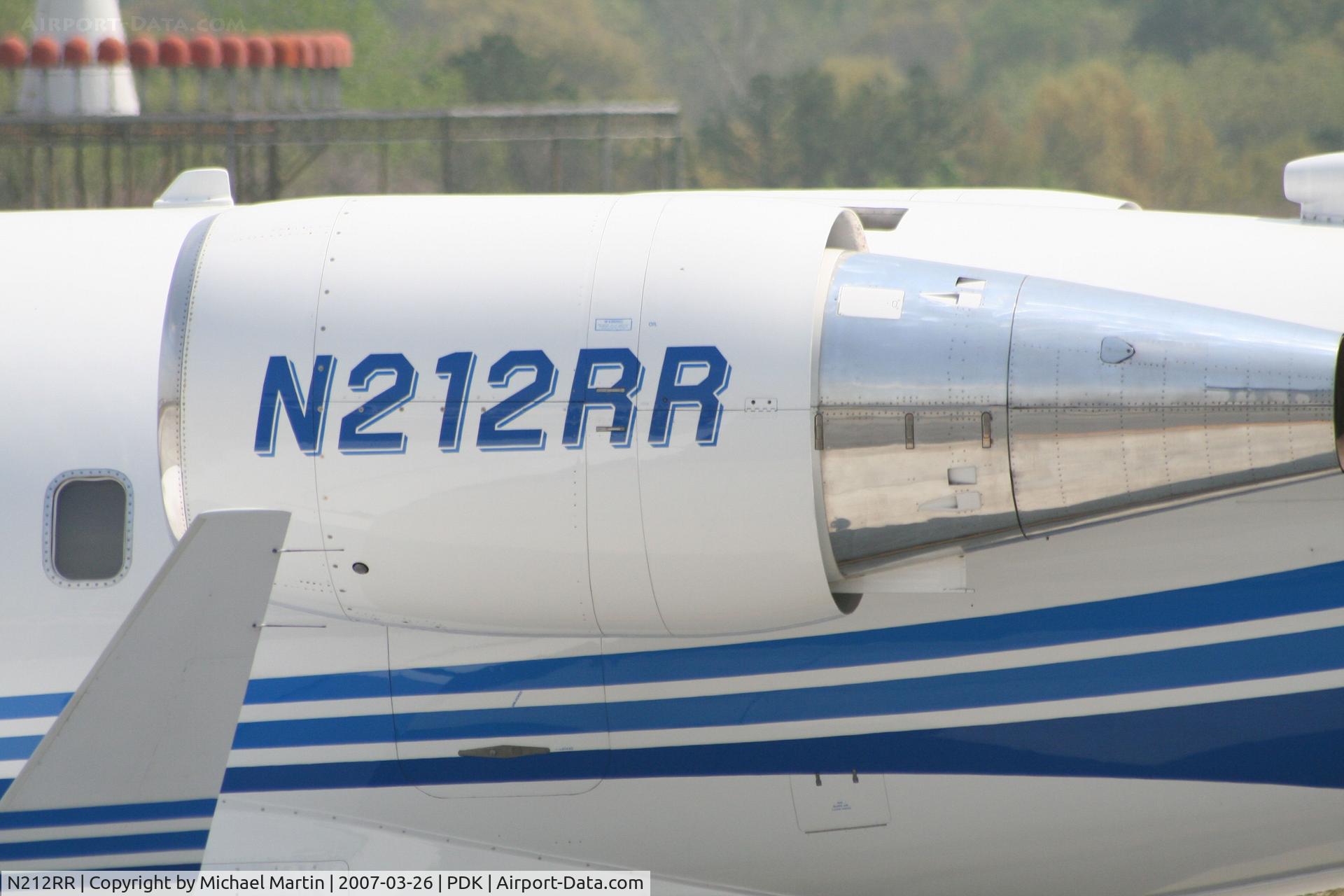 N212RR, 1997 Canadair Challenger 604 (CL-600-2B16) C/N 5336, Tail Numbers