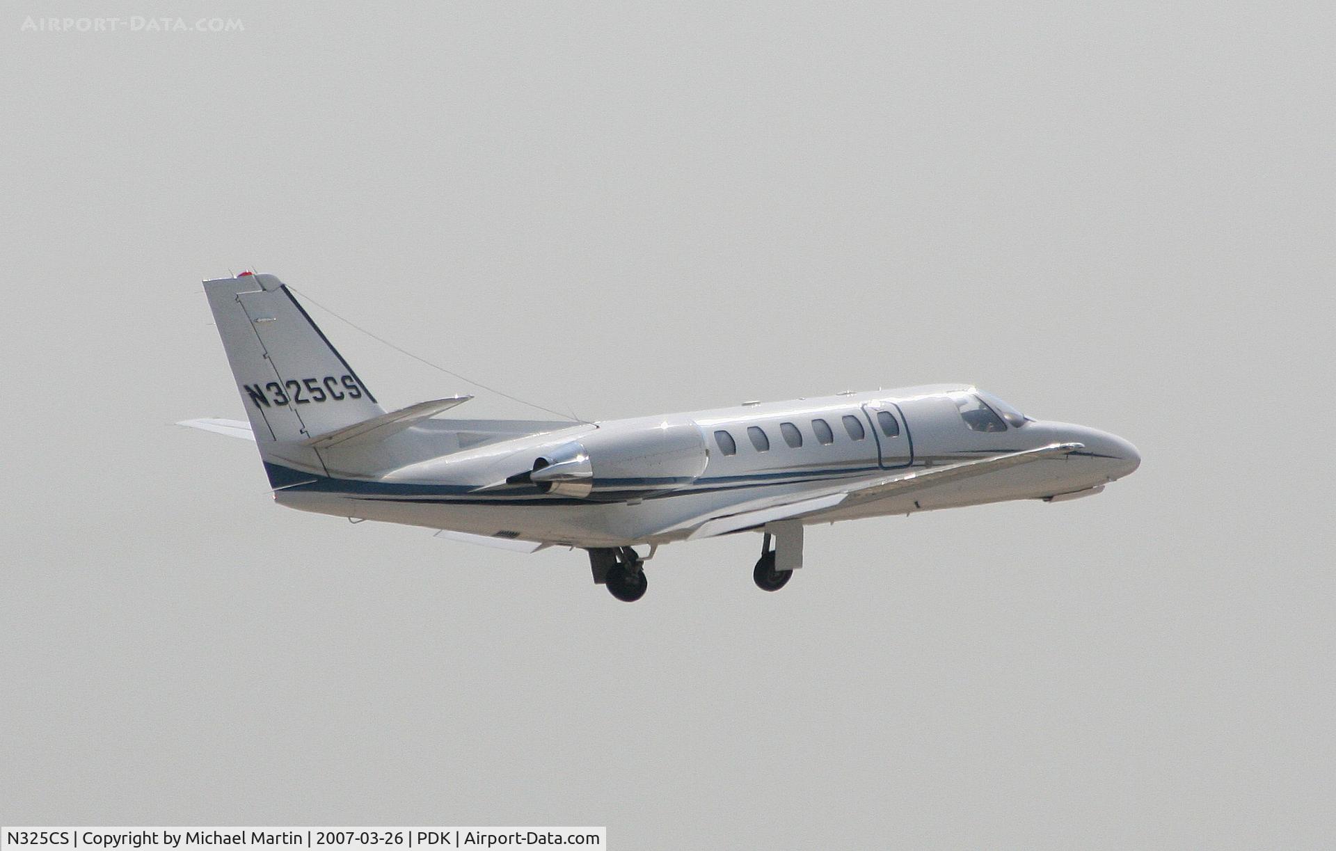N325CS, 2003 Cessna 550 Citation Bravo C/N 550-1061, Departing PDK enroute to PBI