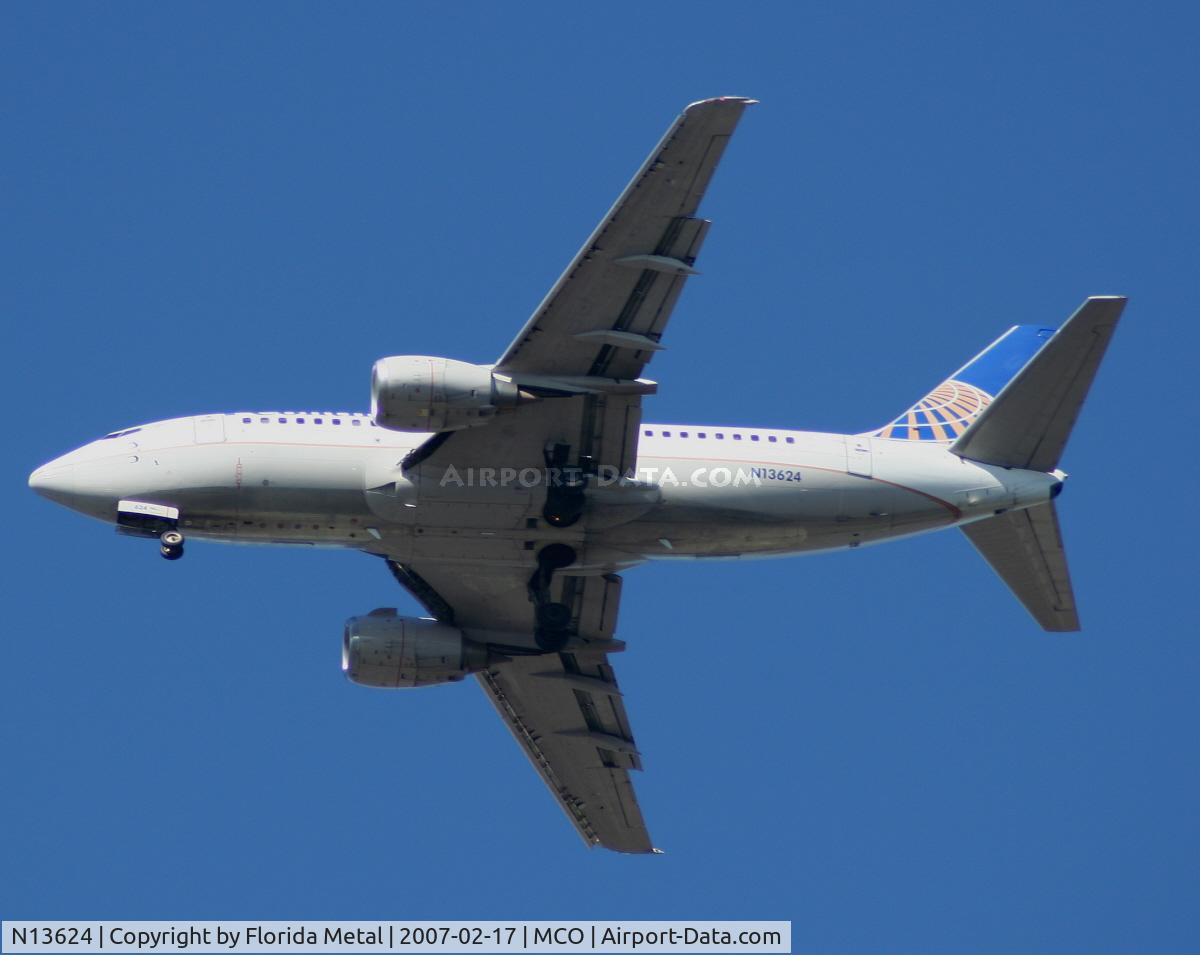 N13624, 1995 Boeing 737-524 C/N 27528, Continental