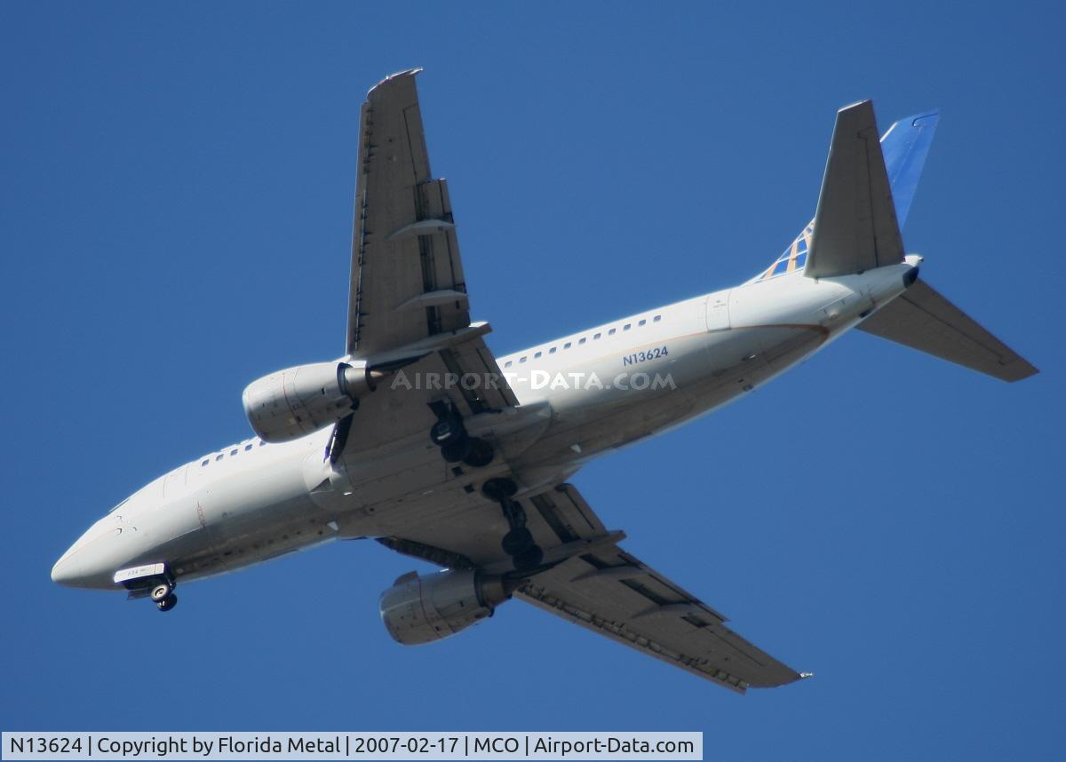 N13624, 1995 Boeing 737-524 C/N 27528, Continental
