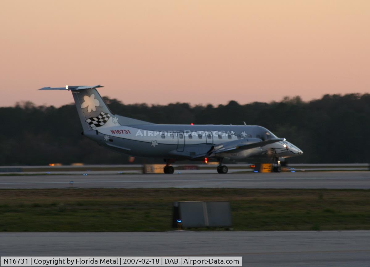 N16731, 1990 Embraer EMB-120ER Brasilia C/N 120.190, Michael Waltrip