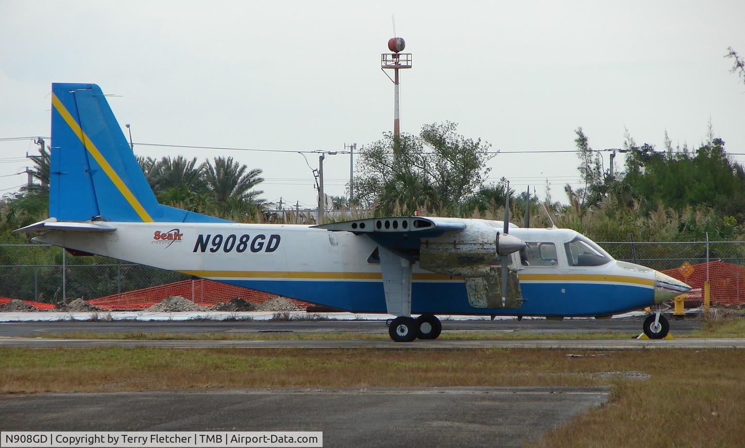 N908GD, 1988 Britten-Norman BN-2A-26 Islander C/N 2040, BN-2 Islander