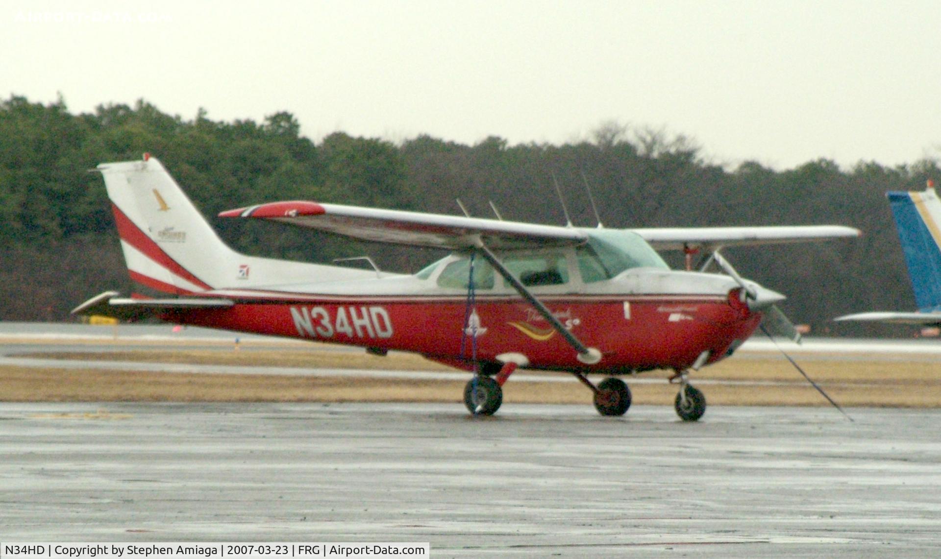 N34HD, 1984 Cessna 172P C/N 17276259, On the Ramp at Atlantic