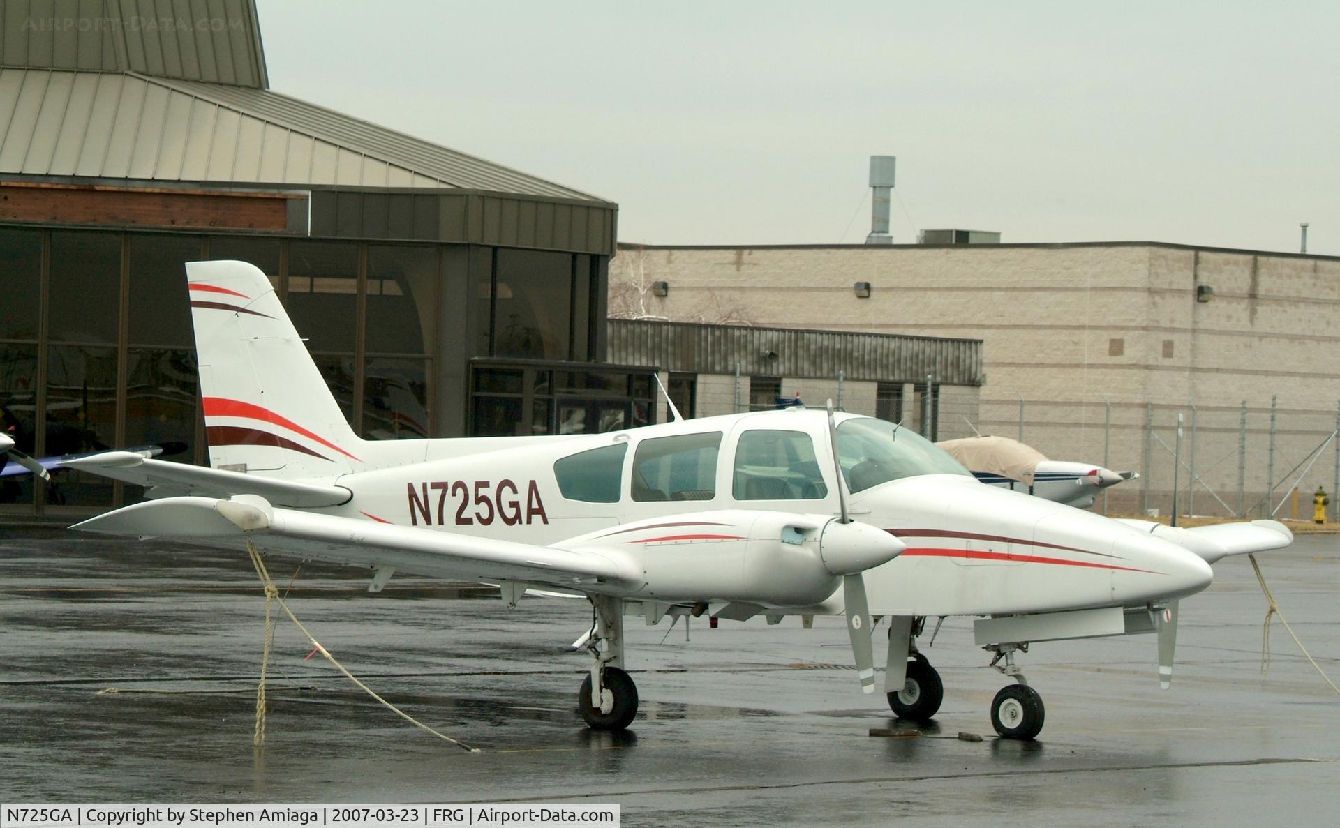 N725GA, 1978 Grumman American GA-7 Cougar C/N GA7-0024, Cougar on the Echo Ramp at Republic