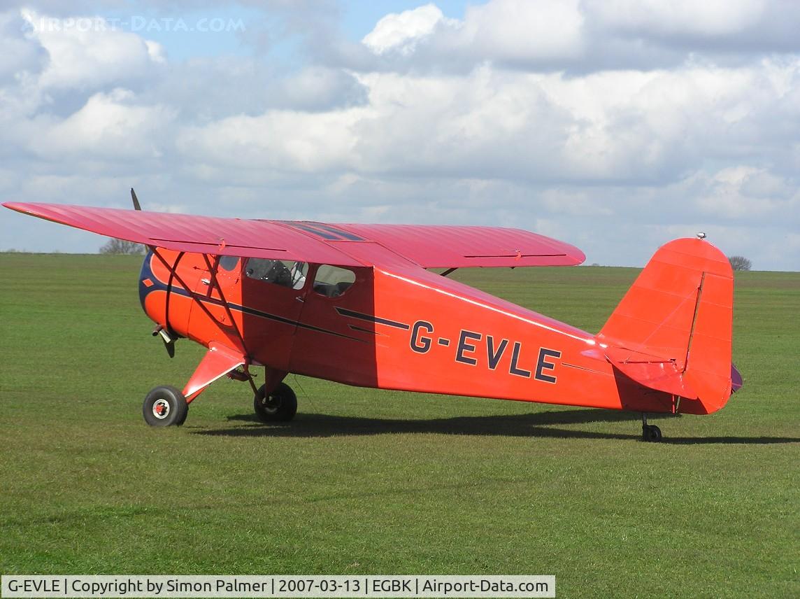 G-EVLE, 1939 Rearwin 8125 Cloudster C/N 803, Rare Stinson at Sywell