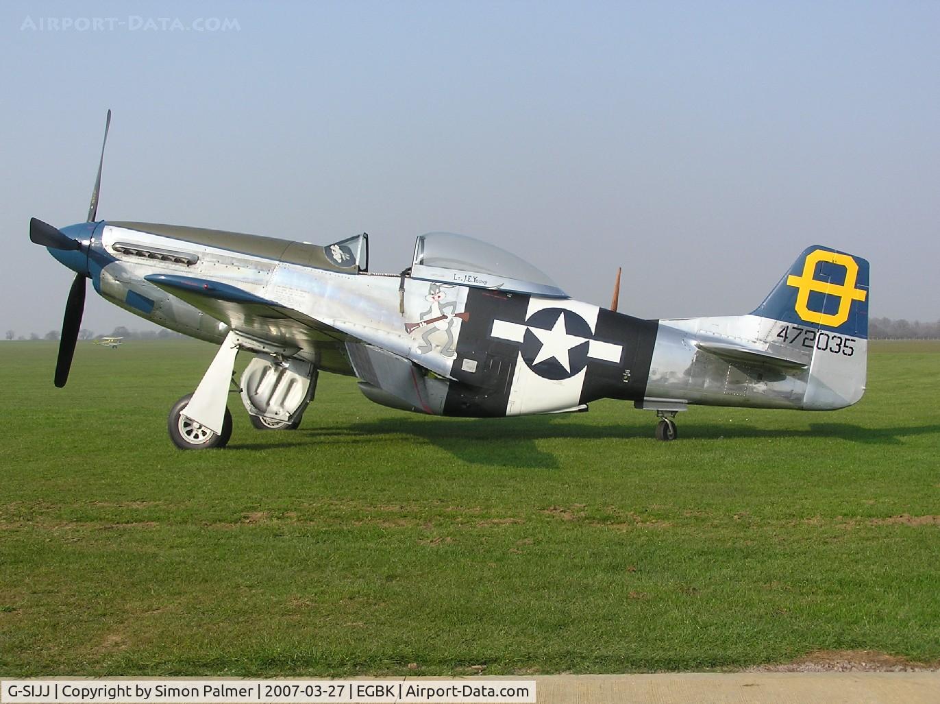 G-SIJJ, 1944 North American P-51D Mustang C/N 122-31894 (44-72035), North-American P-51D Mustang