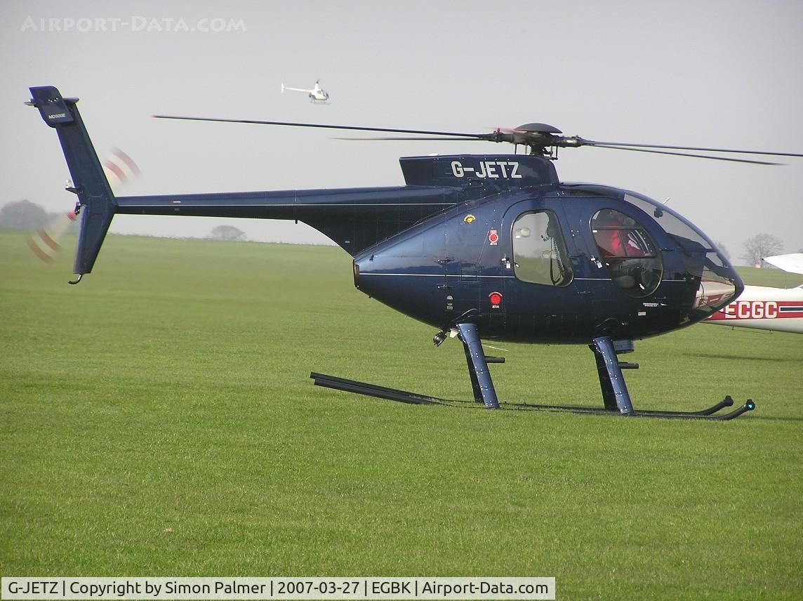 G-JETZ, 1991 McDonnell Douglas MD-500E (369E) C/N 0450E, MD500