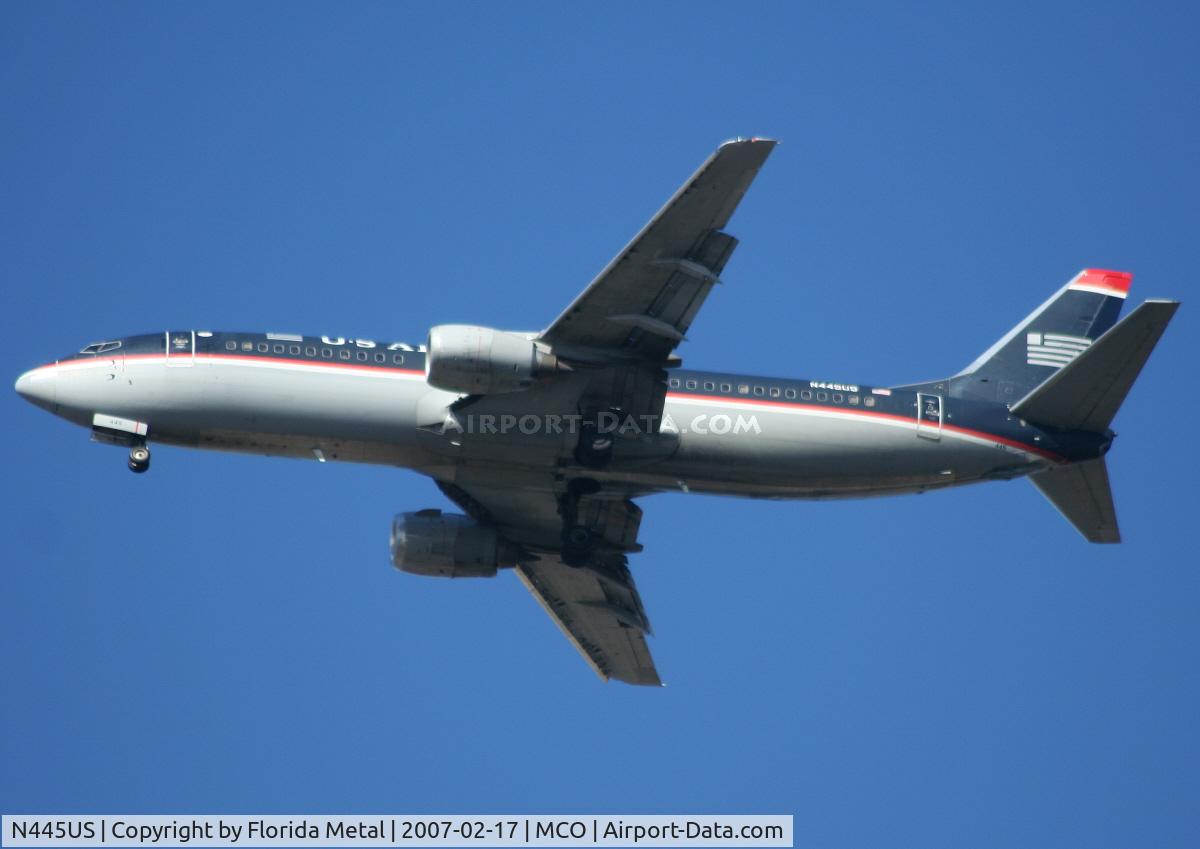 N445US, 1990 Boeing 737-4B7 C/N 24863, US 737