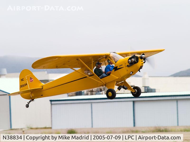 N38834, 1941 Piper J3F-65 Cub C/N 7321, Cub Fly In Lompoc Calif 2005