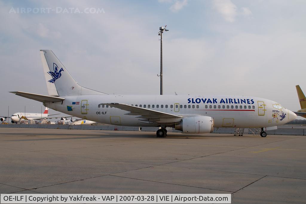 OE-ILF, 1986 Boeing 737-3Z9 C/N 23601/1254, Slovak Airlines Boeing 737-300
