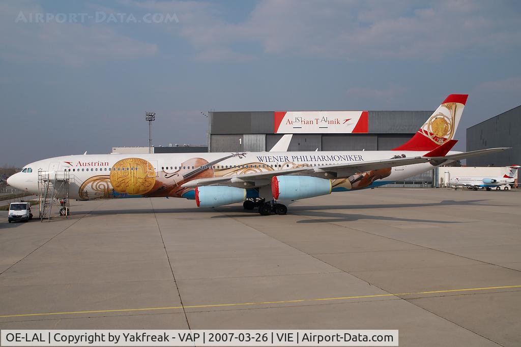 OE-LAL, 1999 Airbus A340-313 C/N 263, Austrian Airlines Airbus 340-300