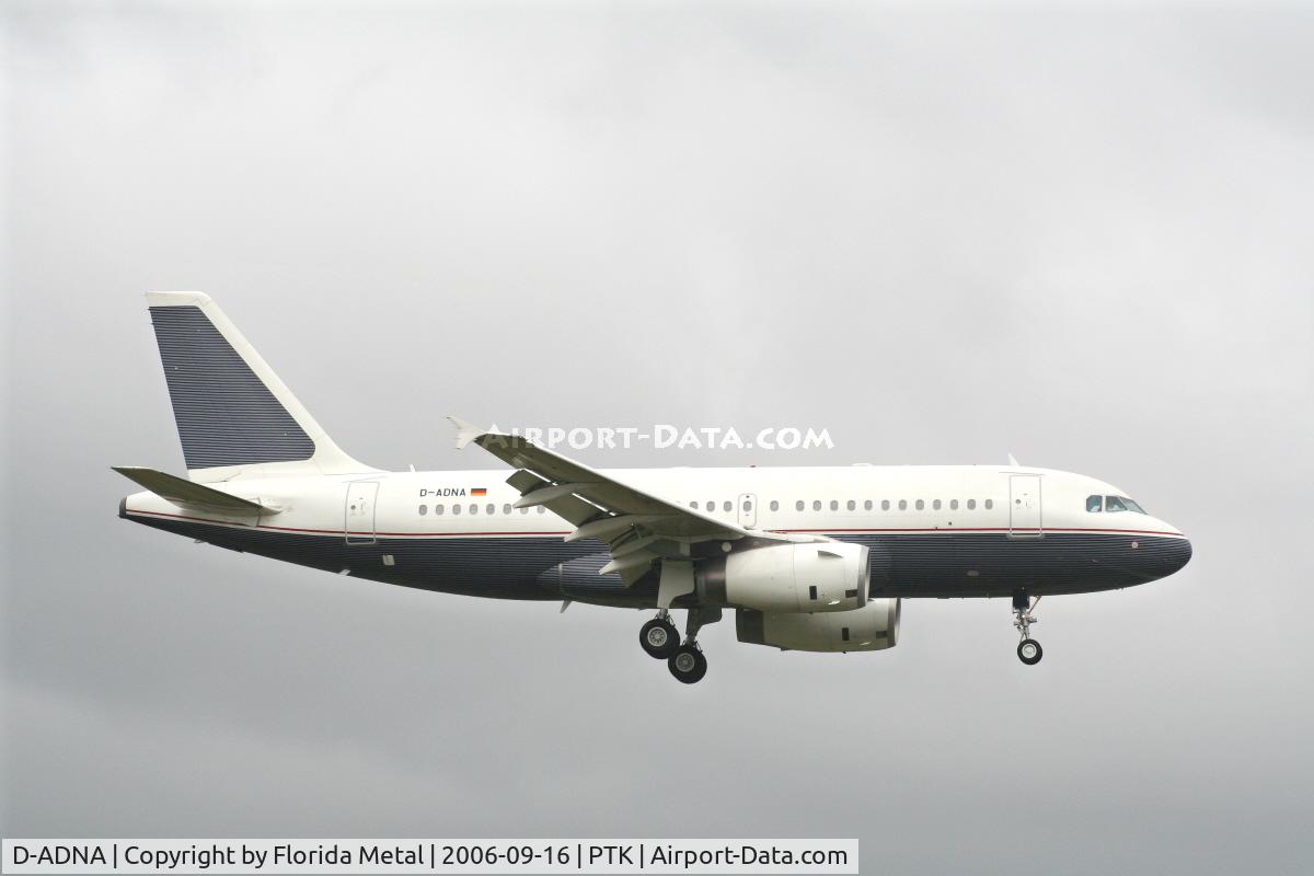 D-ADNA, 1999 Airbus ACJ319 (A319-133/CJ) C/N 1053, Daimler Chrysler