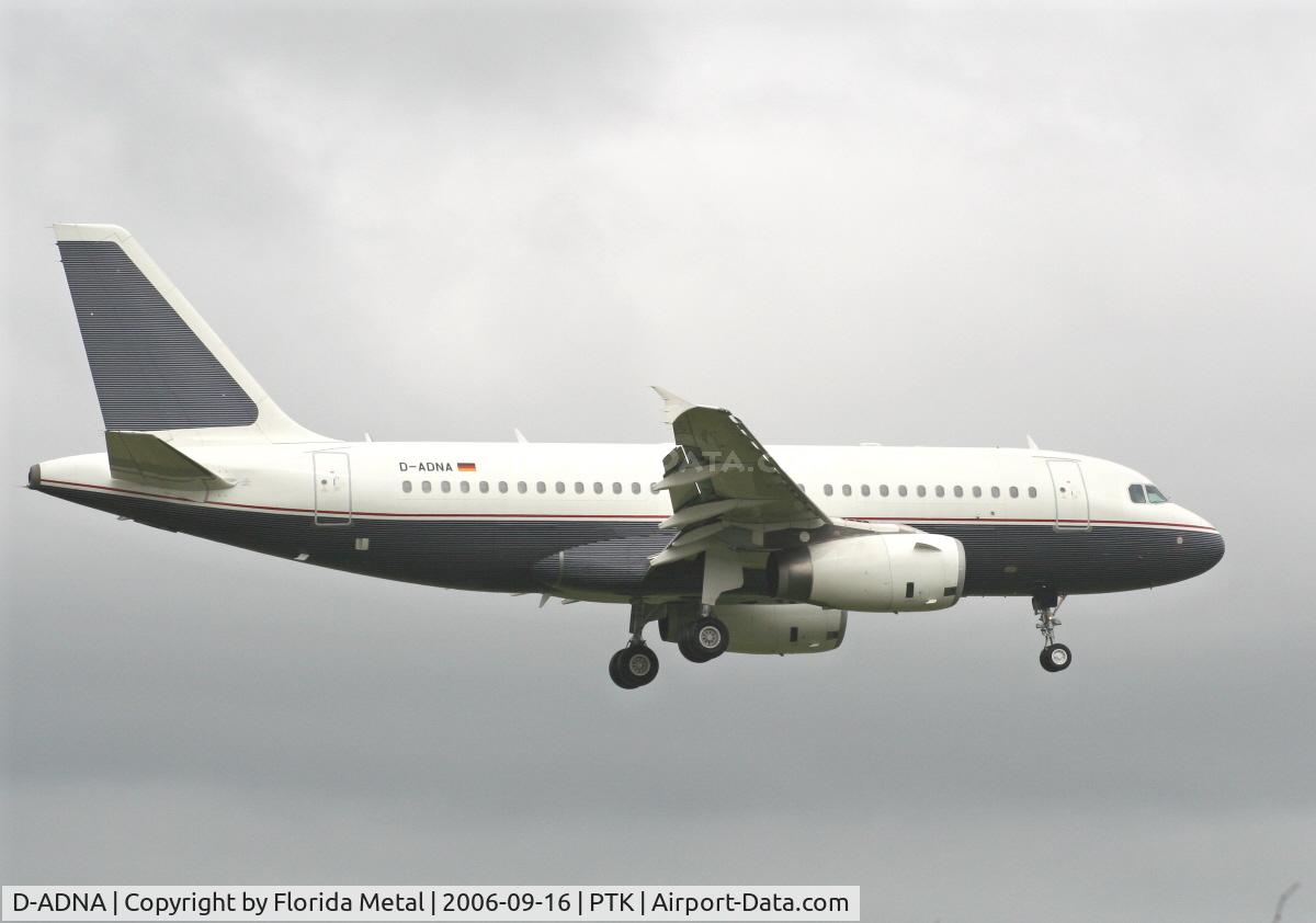 D-ADNA, 1999 Airbus ACJ319 (A319-133/CJ) C/N 1053, Daimler Chrysler