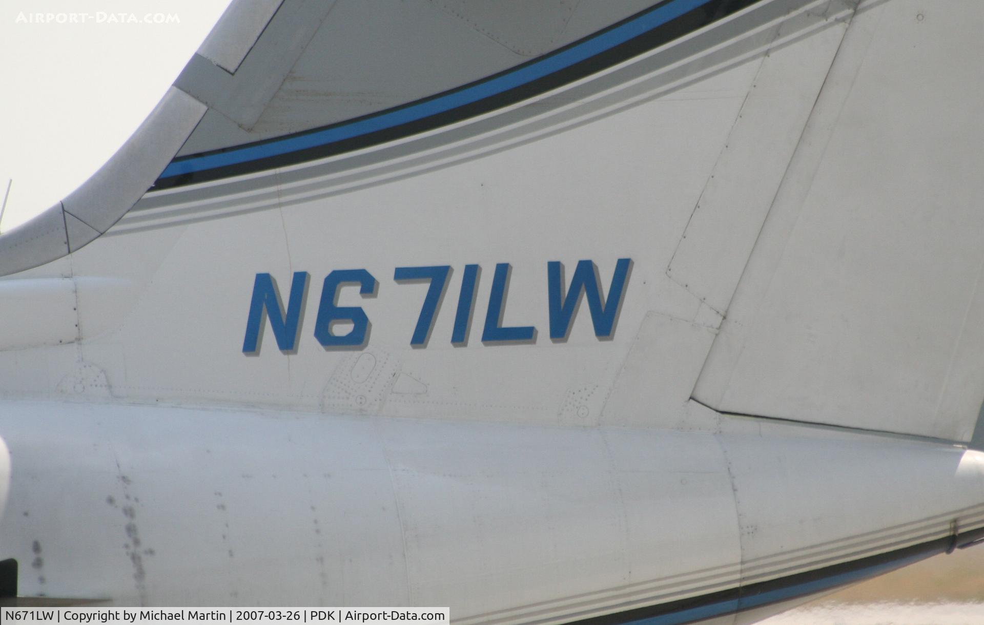 N671LW, 1970 Grumman G-1159 C/N 90, Tail Numbers