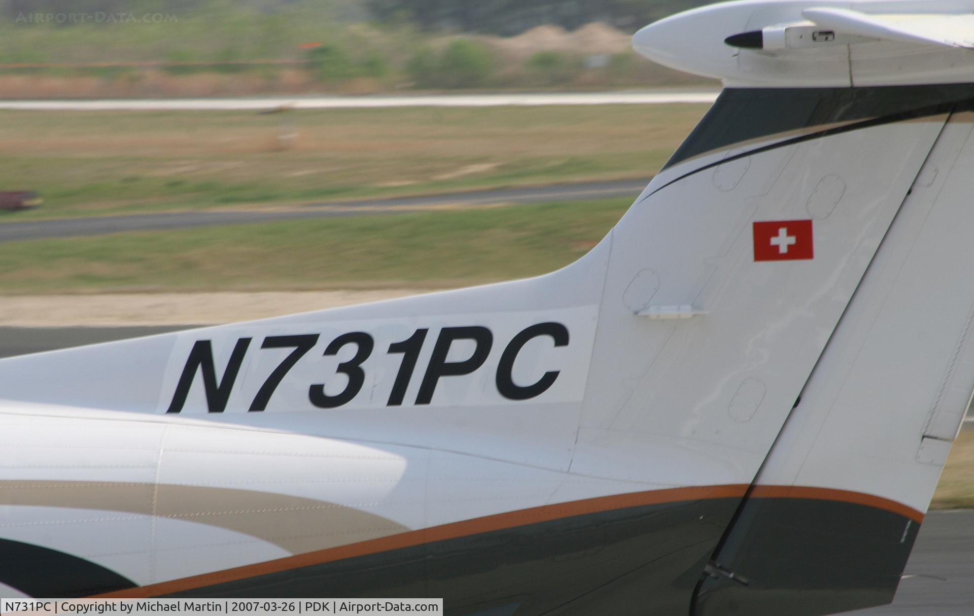 N731PC, 2006 Pilatus PC-12/47 C/N 731, Tail Numbers
