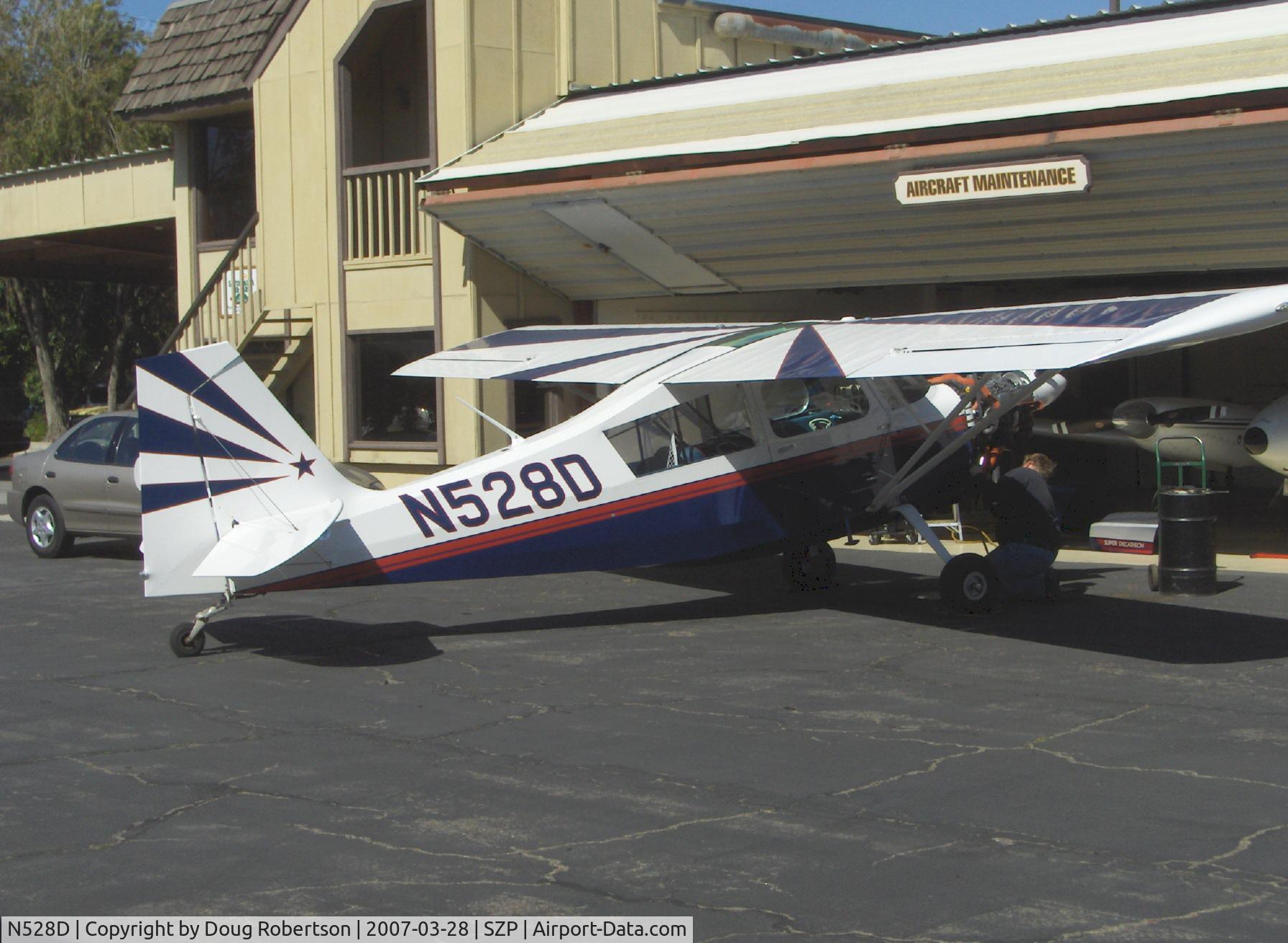 N528D, 2005 American Champion 8KCAB Super Decathlon C/N 1010-2005, 2005 American Champion 8KCAB SUPER DECATHLON, Lycoming AEIO-360-H1B 180 Hp, CS prop, near symmetrical airfoil wing, maintenance