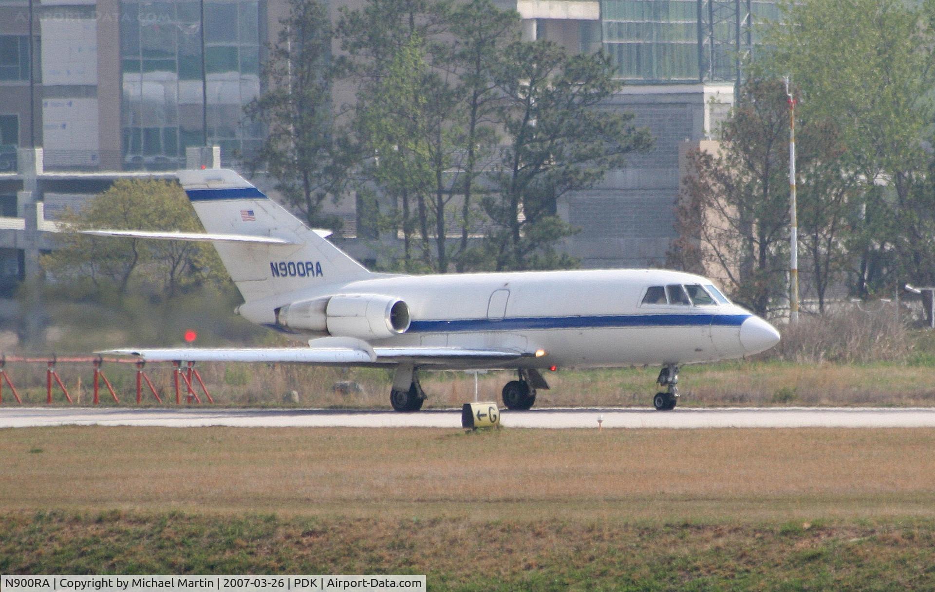 N900RA, 1967 Dassault Fan Jet Falcon (20C) C/N 59, Departing PDK enroute to AMA