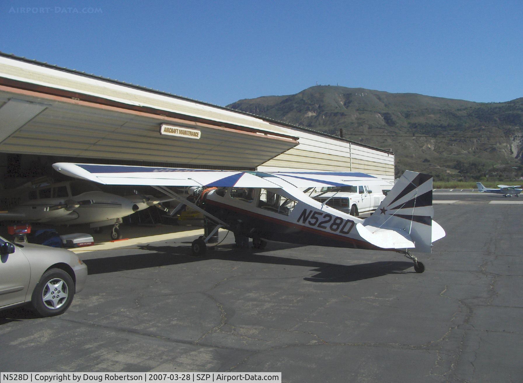 N528D, 2005 American Champion 8KCAB Super Decathlon C/N 1010-2005, 2005 American Champion 8KCAB SUPER DECATHLON, Lycoming AEIO-360-H1B 180 Hp, CS prop, near symmetrical airfoil wing, maintenance