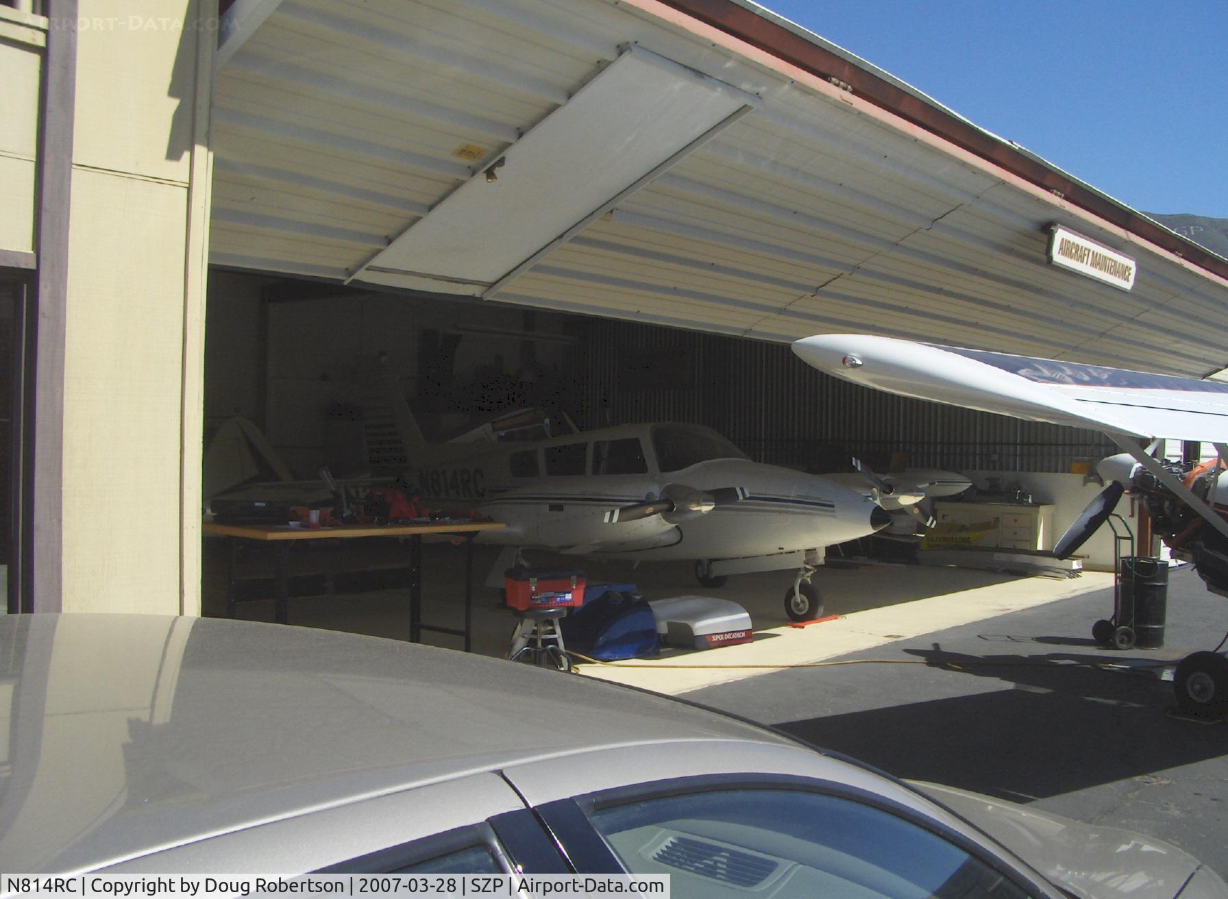 N814RC, 1966 Piper PA-30 Twin Comanche Twin Comanche C/N 301202, 1966 Piper PA-30 TWIN COMANCHE, two Lycoming IO-320 turbocharged, annual maintenance. difficult photo access