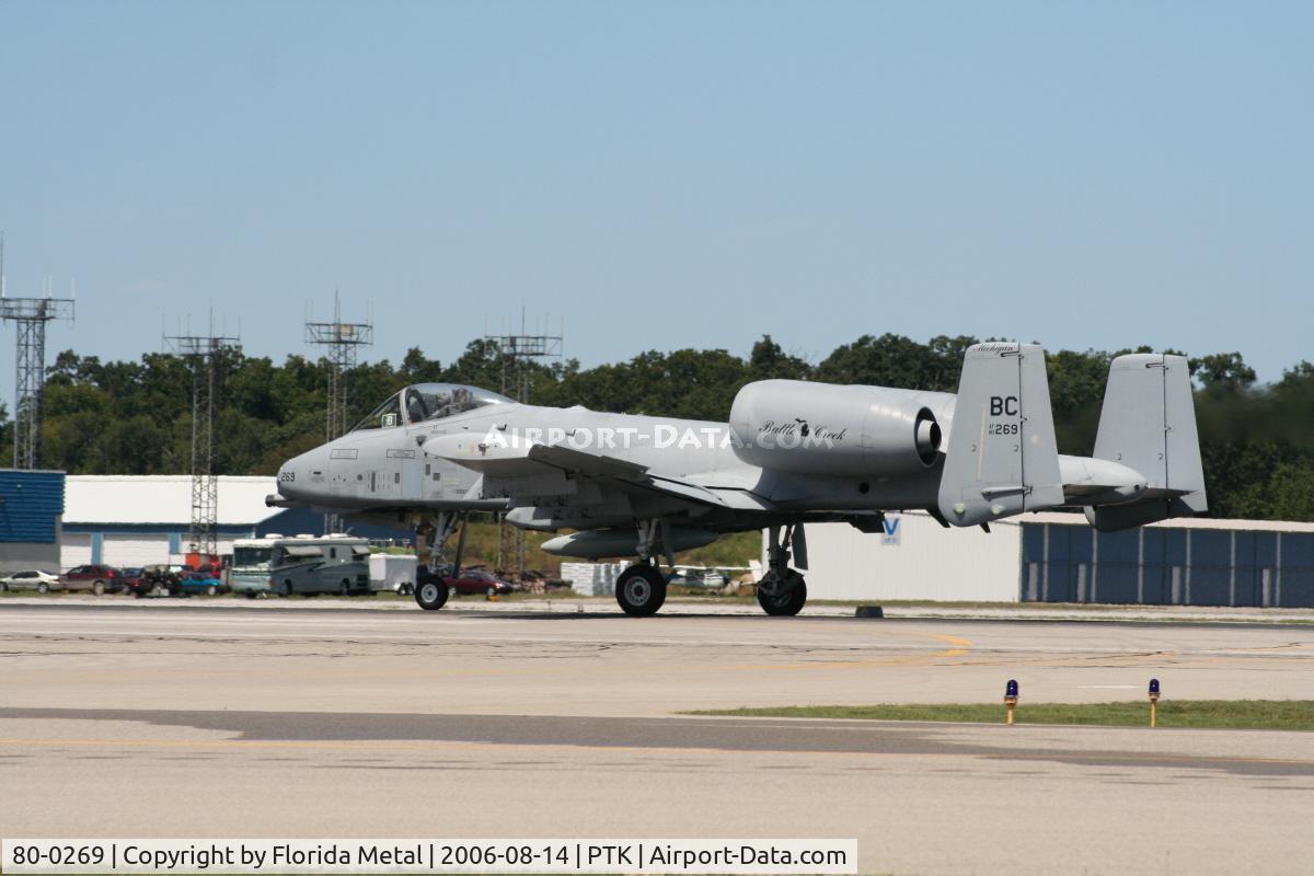 80-0269, 1980 Fairchild Republic A-10A Thunderbolt II C/N A10-0619, A-10