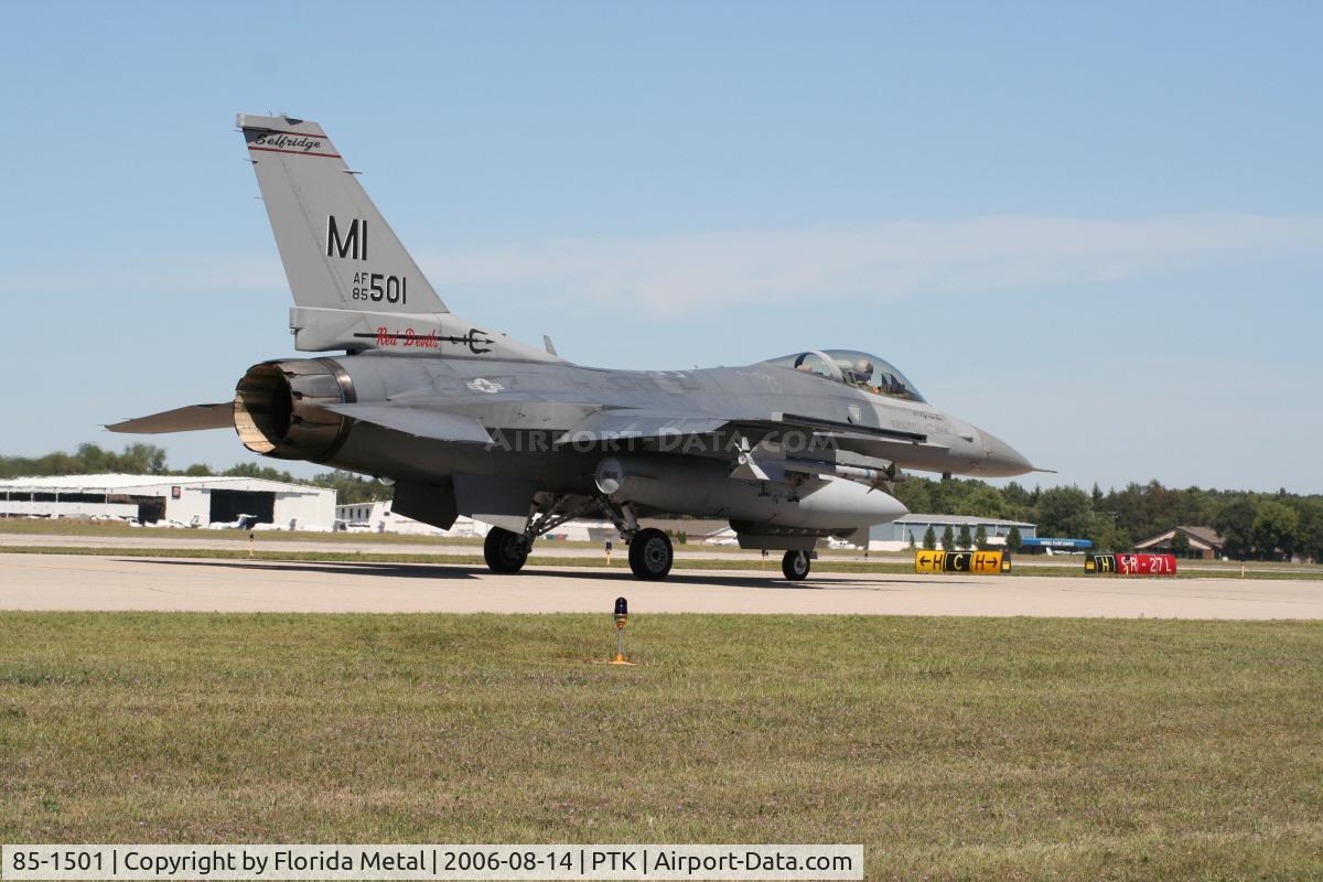 85-1501, 1985 General Dynamics F-16C Fighting Falcon C/N 5C-281, F-16