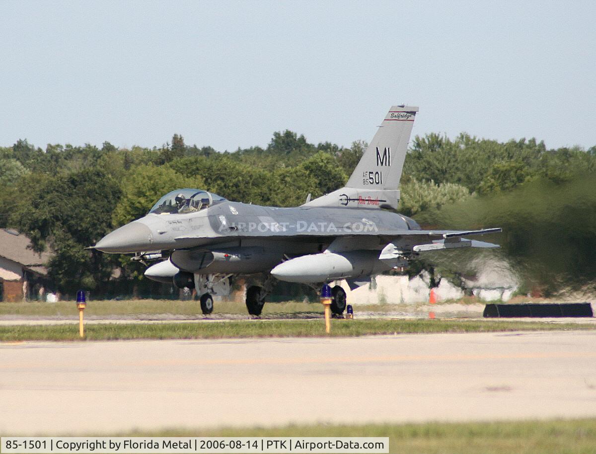 85-1501, 1985 General Dynamics F-16C Fighting Falcon C/N 5C-281, F-16