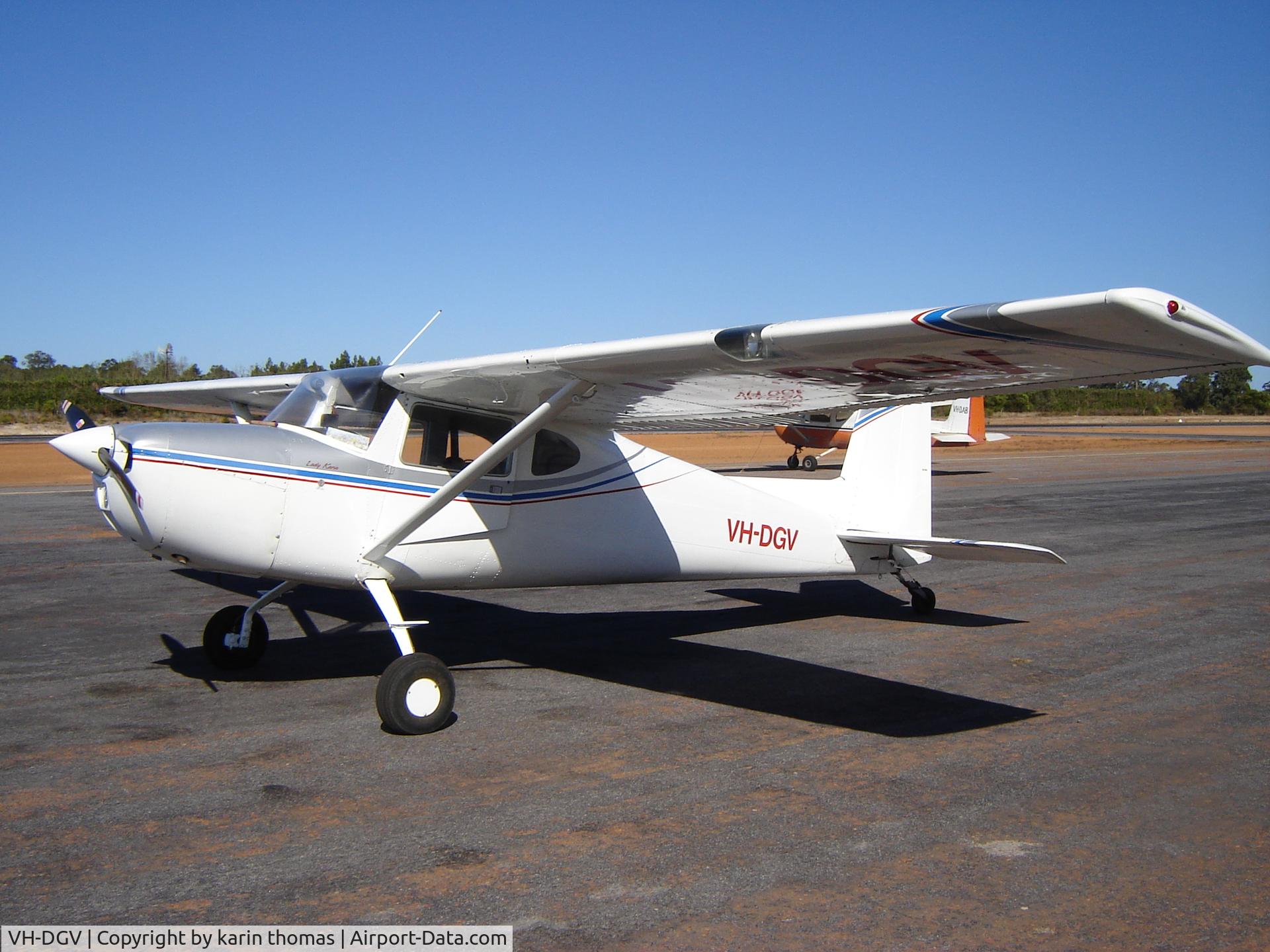 VH-DGV, 1959 Cessna 150 C/N 17232, At manjimup west australia