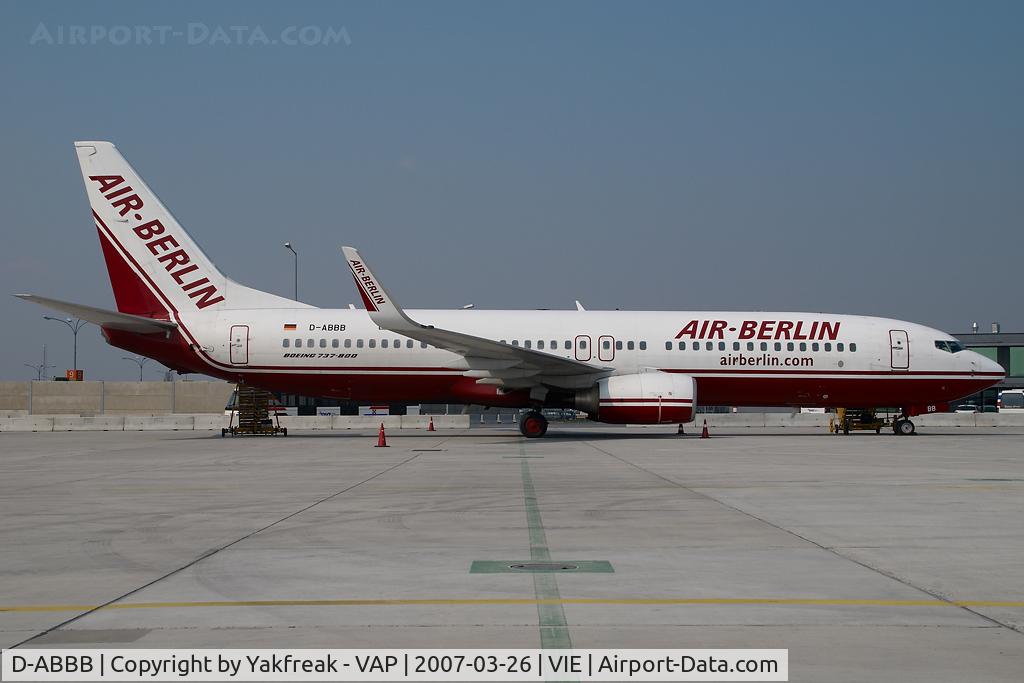 D-ABBB, 2001 Boeing 737-86J C/N 32624, Air Berlin Boeing 737-800