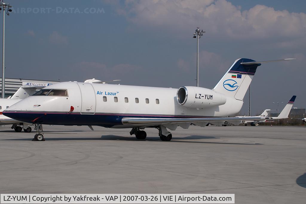 LZ-YUM, 1983 Canadair Challenger 600S (CL-600-1A11) C/N 1085, Air Lazur Challenger