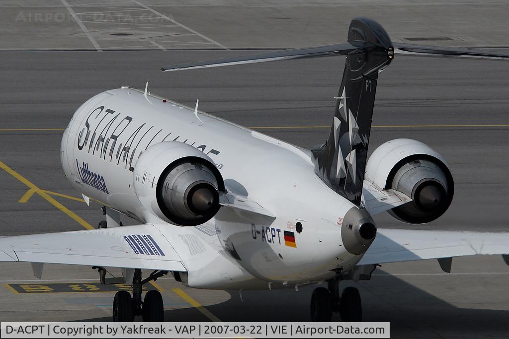 D-ACPT, 2003 Canadair CRJ-701ER (CL-600-2C10) Regional Jet C/N 10103, Lufthansa Cityline Regionaljet 700 in Star Alliance colors